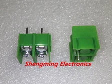 100pcs KF7.62-2P MG7.62 2pin 7.62mm Pitch Screw Terminal Block Connector