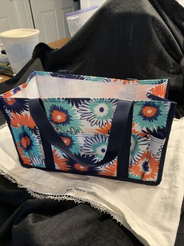Thirty One Bag Organize Small Tote Multicolor Multi-Pocket