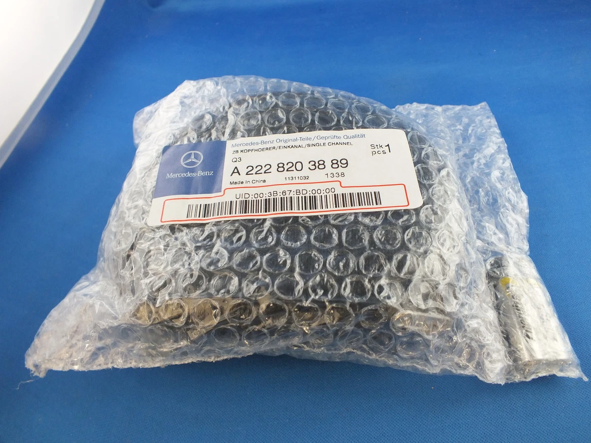 Original Mercedes Bluetooth Kopfhörer A2228203889 W222 S Monokanal 