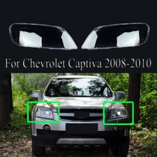 For Chevrolet Captiva 2008 2009 2010 Headlight Lens Headlamp Shell Cover Pair