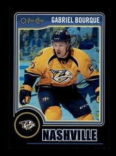 3-11-18 PWE READ . 2014-15 opc o-pee-chee black /100 #147 gabriel bourque