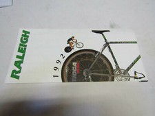 catalogue feuillet publicitaire cycle raleigh france 1992 velo ancien