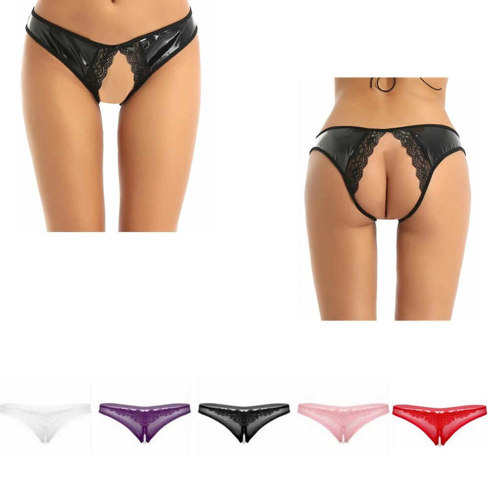 Women's Lace Floral Thongs Panties Crotchless Underwear Lingerie  G-string Briefs | eBay