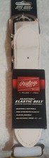  Rawlings  Elastic Baseball Adjustable Belt White 18-36 Inch