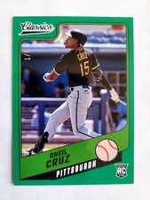 2022 PANINI CHRONICLES CLASSICS EMERALD ONEIL CRUZ RC! 1/5! 1/1! FIRST ONE!