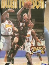 Allen Iverson Vintage Poster 1997 Starline 76ers Original