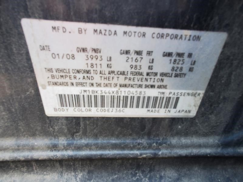 2007-2009 Mazda 3 Driver Left Front Spindle Knuckle OEM | eBay