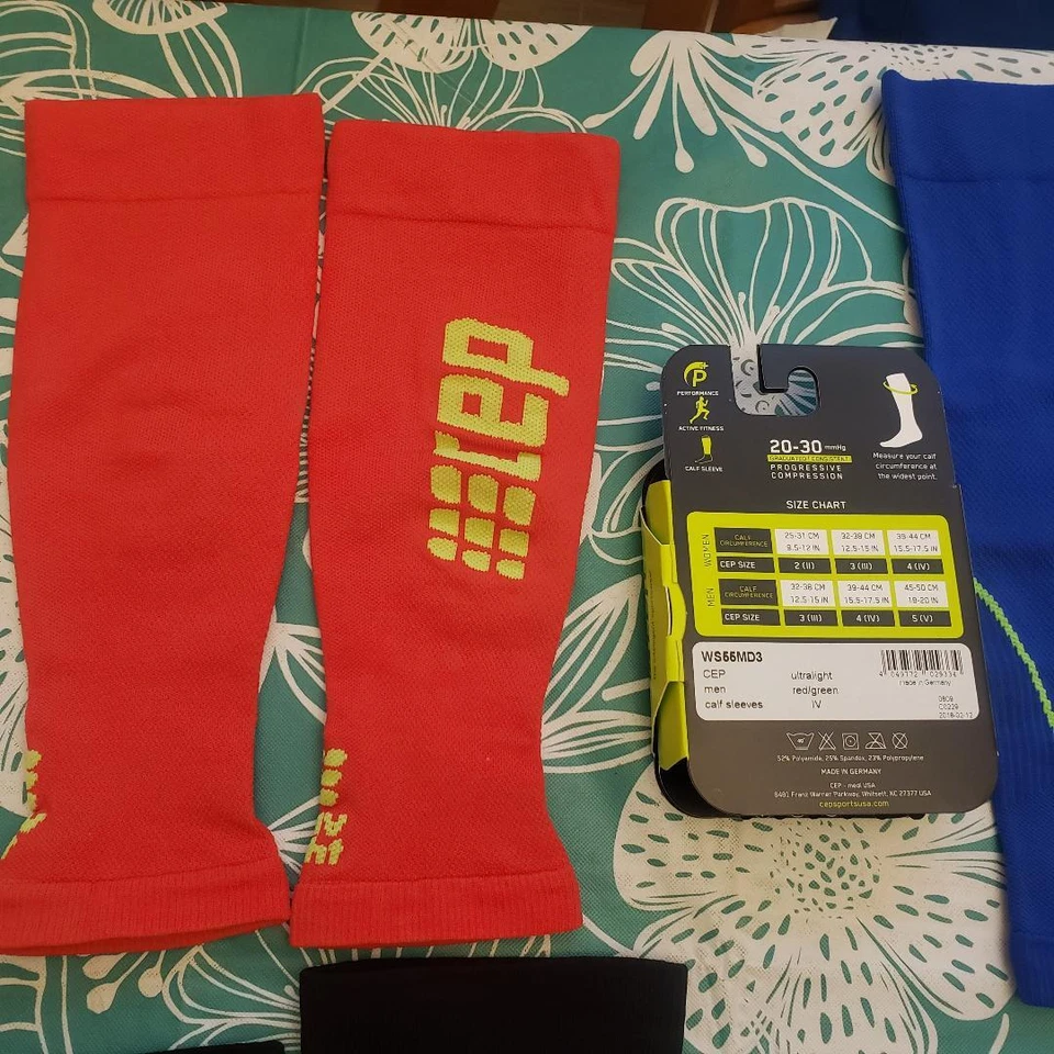 CEP Men's Pro+ Calf Compression Sleeves Performance Crossfit Pick Color & Size - Image 2 of 4