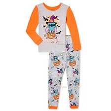 Lilo and Stitch Pajamas Girls Boy Size 6 8 10 Kids Halloween Disney 100 Cotton