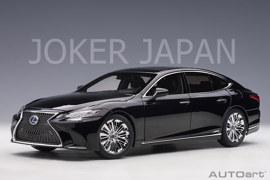 AUTOart Lexus LS500h 1:18 ブラック Lexus LS 500h Black with Black Interior 1/18 Model Car by