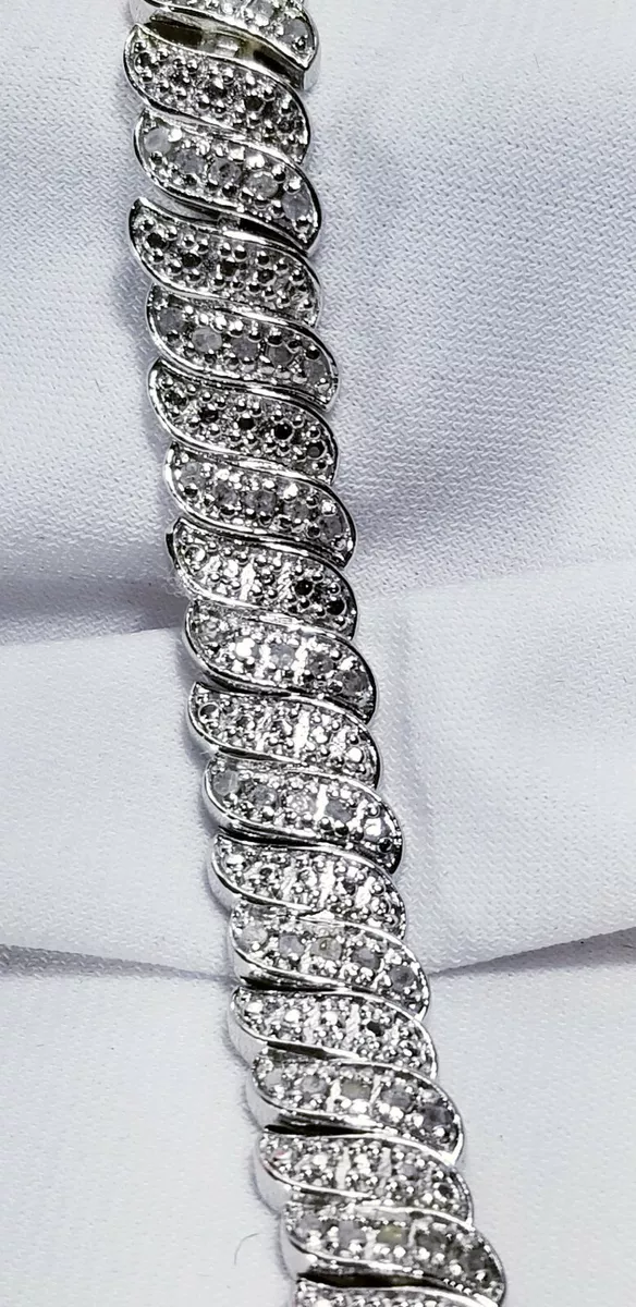 Diamond chip tennis best sale bracelet