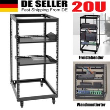 12U-20U Server Rack Open Frame Rollen Tischrack Netzwerkschrank Netzwerkgehäuse