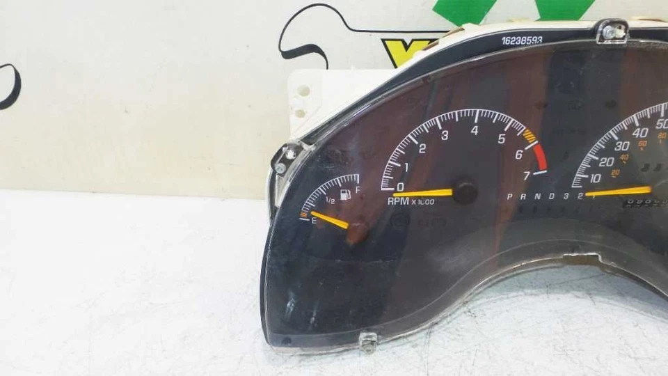 Conjunto de velocímetro Pontiac Grand Prix 98-03 3,8 L súper cargado OEM 16238593 Foto 2 de 4