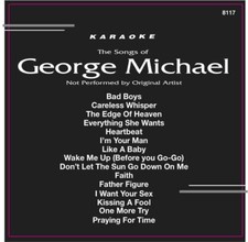 GEORGE MICHAEL Karaoke CD G 15 TRACKS Backstage 8117 IN ORIGINALBlack Sleeve