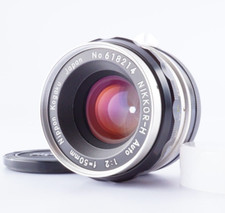 Objectif Standard MF Nikon Non Ai NIKKOR H Auto 50Mm F/2 Ex+5 Venu Du JAPON