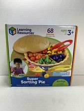 Learning Resources Super Sorting Pie Color Math Preschool Educational Toy