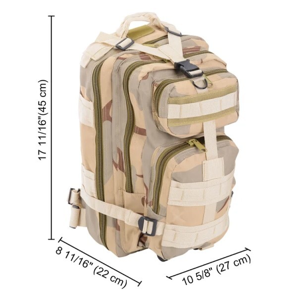 Sport Camping Hiking bags Large Capacity & Multiple Pockets - 17" x 10" x 8" Sport Camping Hiking bags Large Capacity & Multiple Pockets - 17" x 10" x 8"