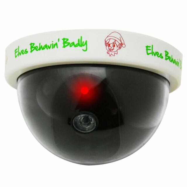 CHRISTMAS SANTA Cam Dummy CCTV Camera For Kids Fun Flashing LED Surveillance