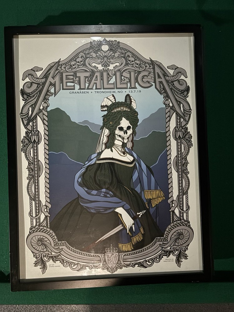Originals Metallica Concert Poster very rare and very Well kept