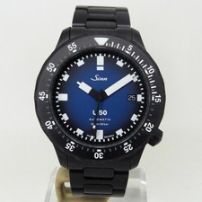 SINN U50.S.BS.M U-Boat Steel Limited Men's Divers Watch Blue Black Gradation 2