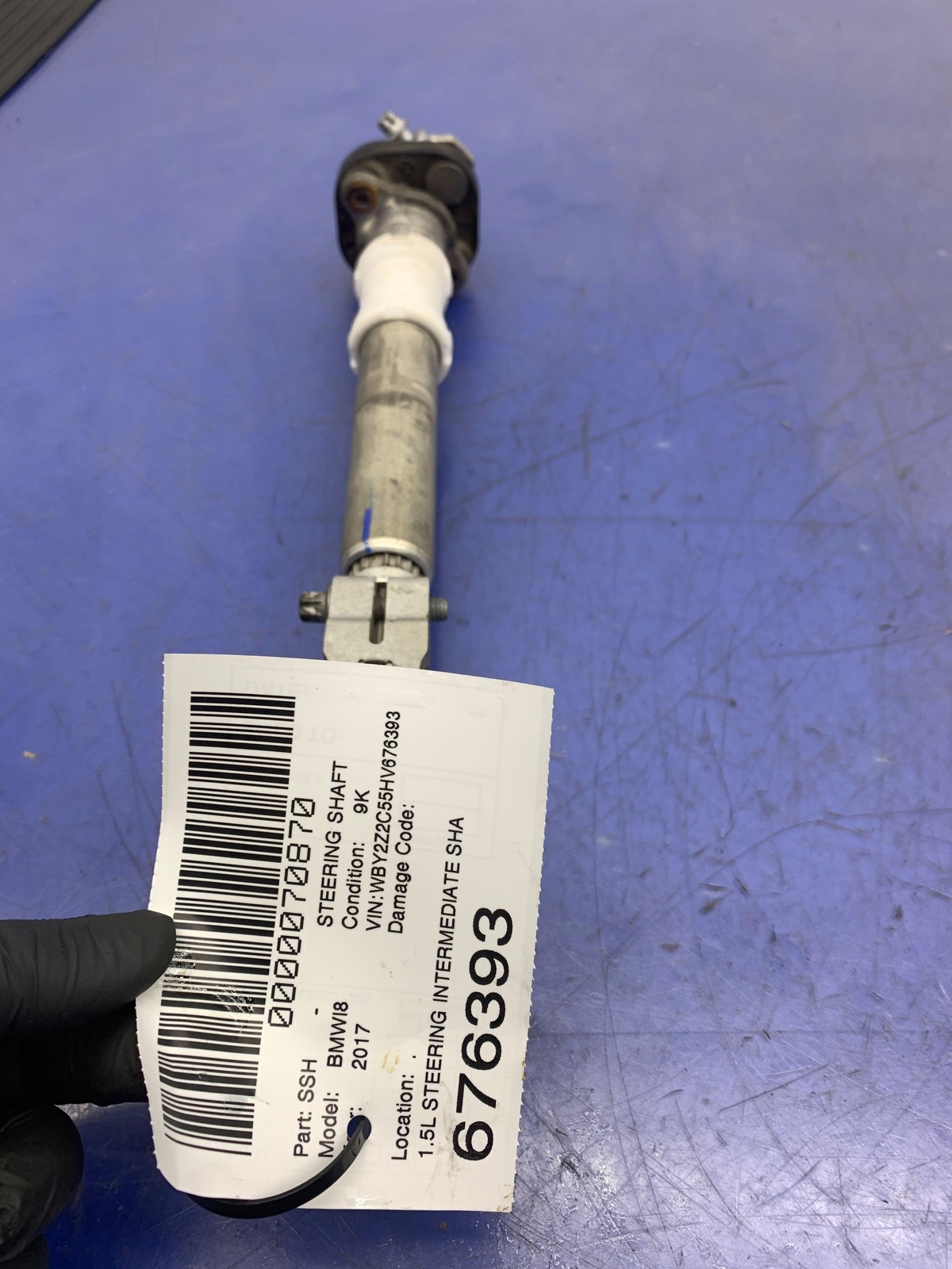 2014 - 2020 BMW I8 OEM 1.5L STEERING INTERMEDIATE SHAFT 9K MILES 32306864886