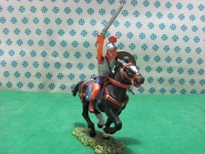 Vintage - Roman Praetorian Soldier On Horse 70 Mm - Elastolin 8459