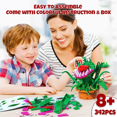 Little Shop of Horrors Audrey II Piranha Plant Building Blocks Set Toy 6+ 303Pcs - Picture 5 of 5