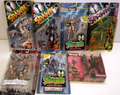 Lot of 7 Spawn Action Figure Angela Ninja Tiffany Zeus Scourge Zombie She-Spawn2