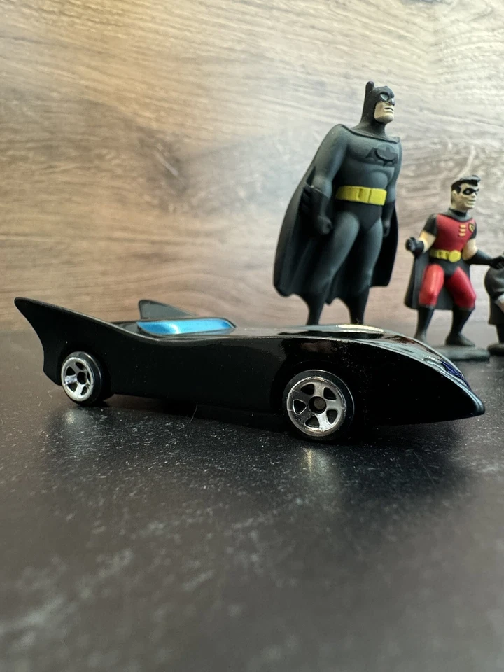 VTG Kenner Batman Adventures DieCast Robin Penguin Joker Batmobile BatCycle set6 Foto 2 de 4