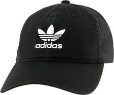 Adidas Originals Relaxed Adjustable Fit Band - Adidas Logo Hat in Black, NWT.