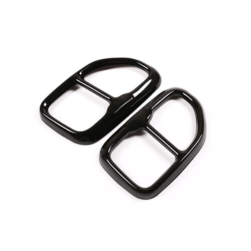For BMW X3 G01 X4 G02 2018-21 Steel Gloss Black Exhaust Muffler Pipe Cover Tips - Picture 8 of 11