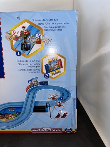 Nickelodeon Paw Patrol First Carrera Battery Slot Car Race Set Chase/ Marshall - Picture 3 of 5