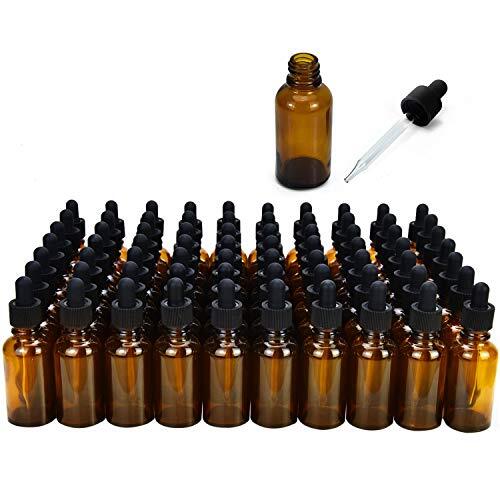 Glass Dropper Bottle99 Pack 1oz Amber Glass Bottles With Glass Droppers And Blac