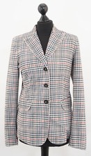 Blonde No.8 women's blazer blazer Corte LP size 38 M beige black check New