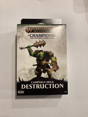 Warhammer Age of Sigmar Champions Campaign Deck Destruction Trading Card Game