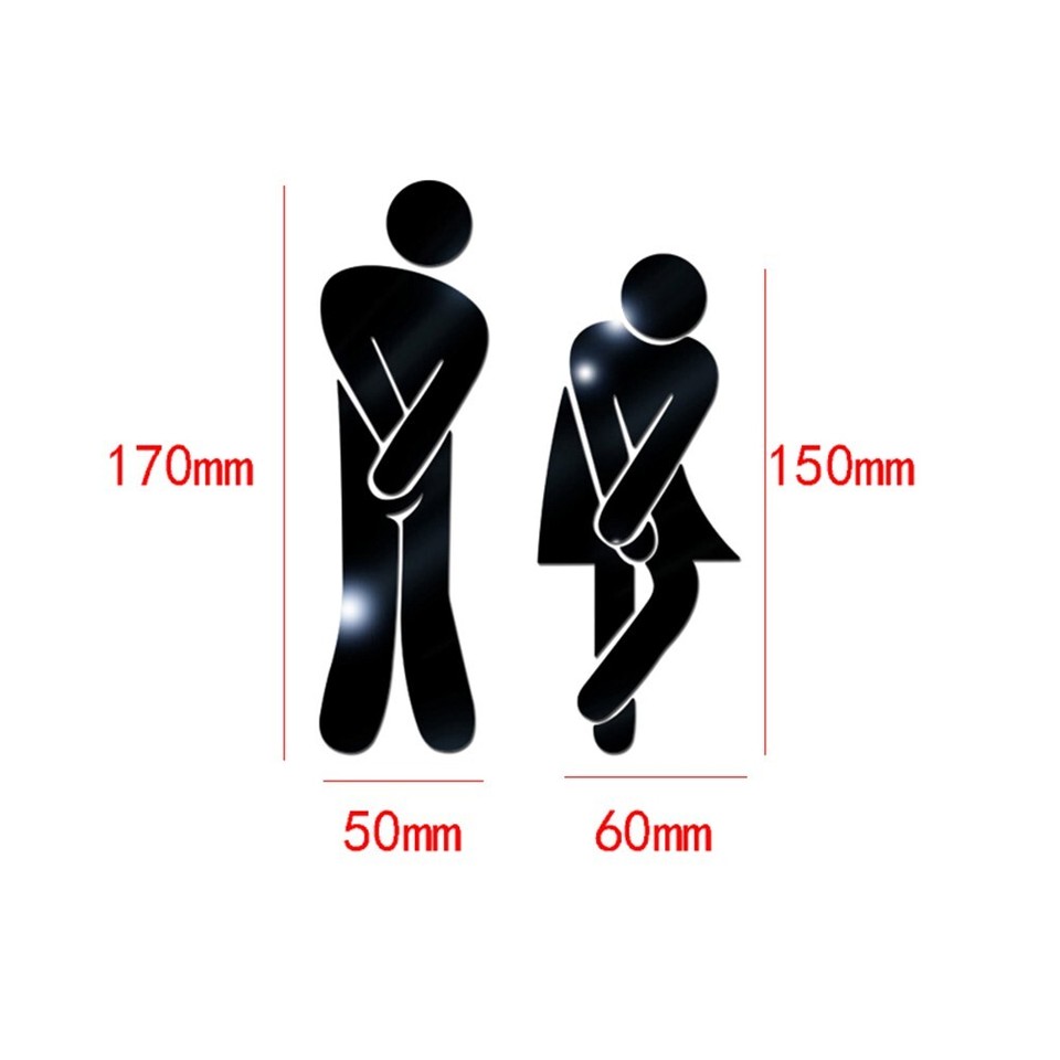 Creative DIY Mirror Sticker for Bathroom Environmental Friendly Design