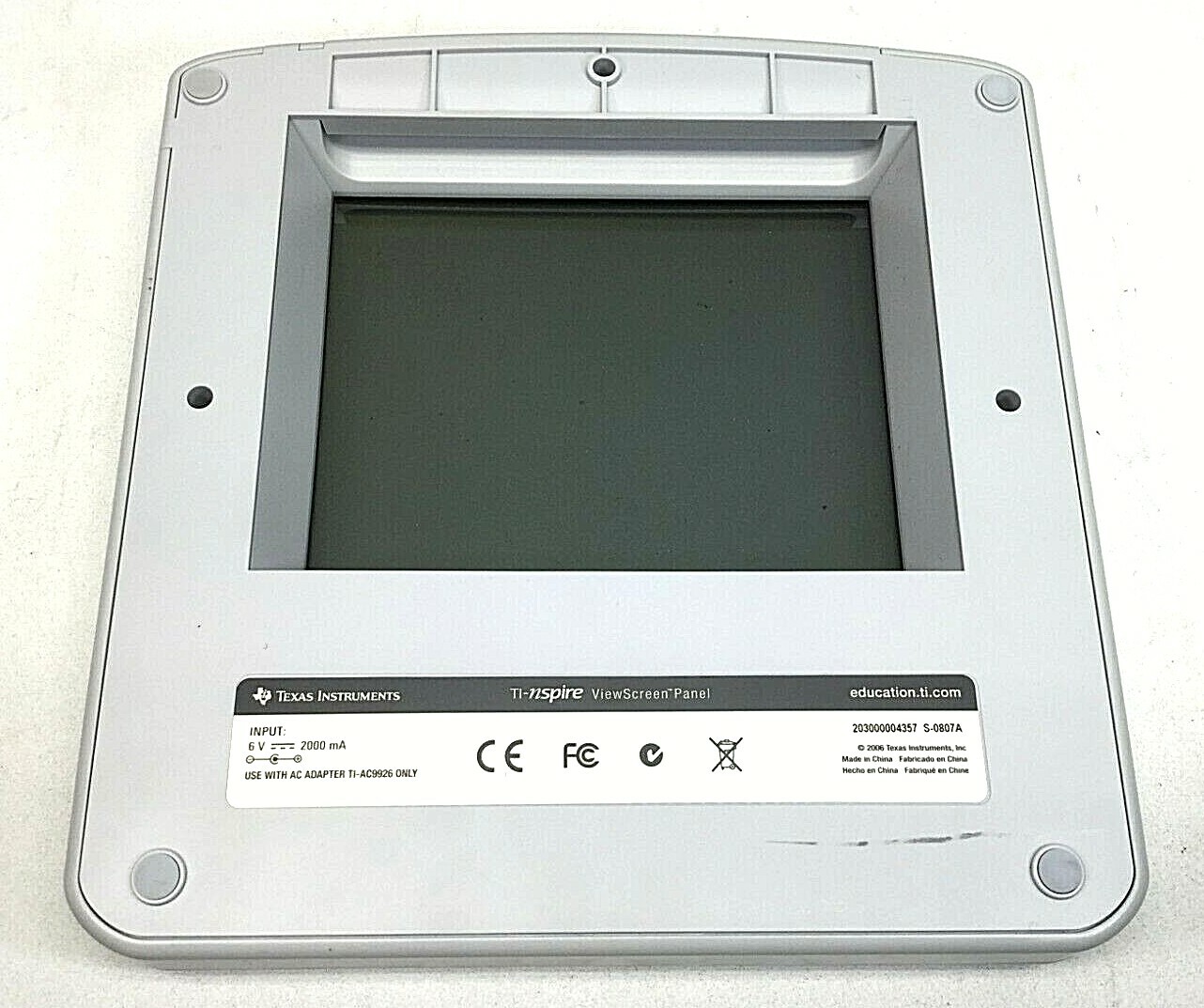 texas instruments viewscreen lcd panel made in china