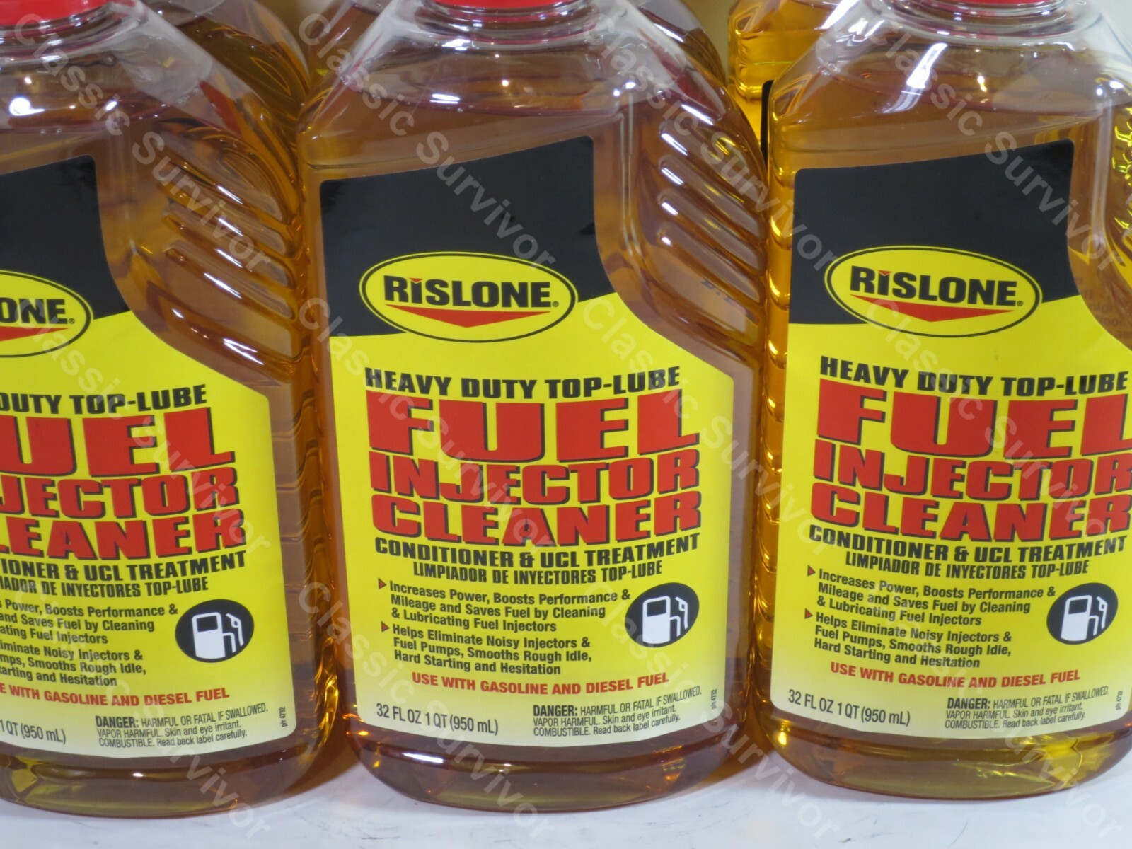 Rislone 4732 Fuel Injector Cleaner Conditioner UCL Treatment 32oz. Case