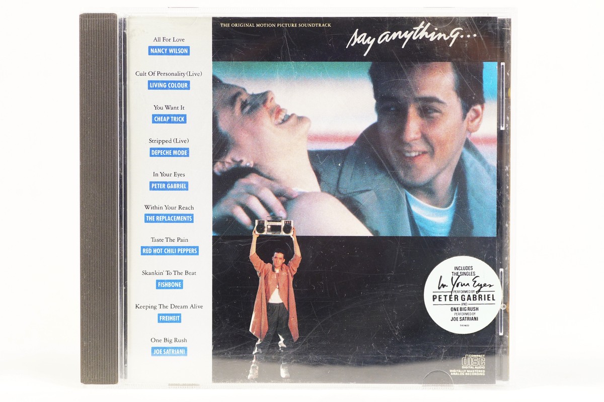Say Anything Original Motion Picture Soundtrack 1989 PK-45140 VG+