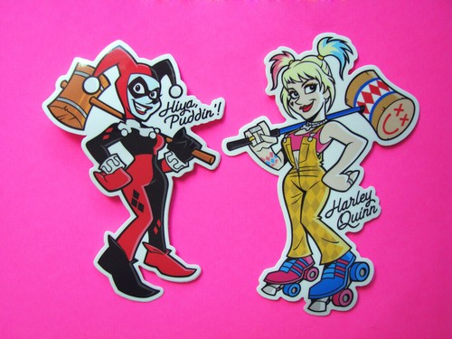 Harley Quinn Katana Vinyl Sticker Set - Skateboard Car Decal Batman DC Comics - Picture 2 of 5