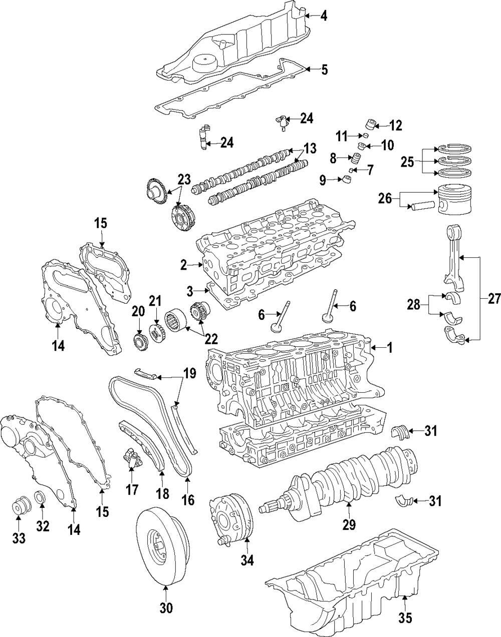 Engranaje para Volvo (P/N 30750136)