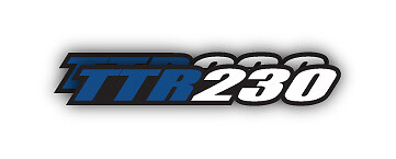 YAMAHA TTR230 SWINGARM STICKERS GRAPHIC KIT TTR 230 dirtbike PART Decals - Picture 1 of 1