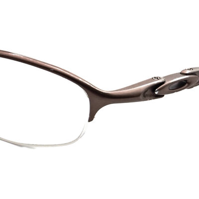Oakley Eyeglasses 11-746 Chain 6.0 Ti Dark Bronze Half Rim Oakley Eyeglasses 11-746 Chain 6.0 Ti Dark Bronze Half Rim