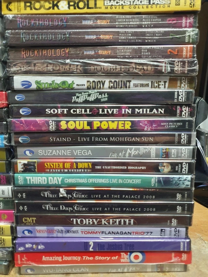 UPDATED New Sealed Music & Concert DVDs  - Buy More to get additional 20% off - Image 4 of 4