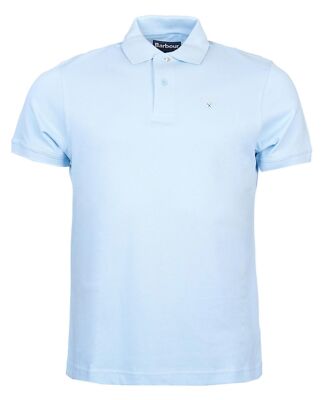 BARBOUR Sports Polo Sky Blue