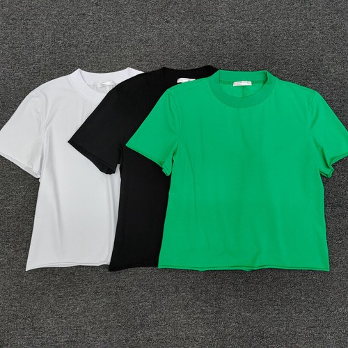 THE ROW Mujer Primavera/Verano Nueva Informal Suelta Cuello Redondo Camiseta Manga Corta - Imagen 6 de 23