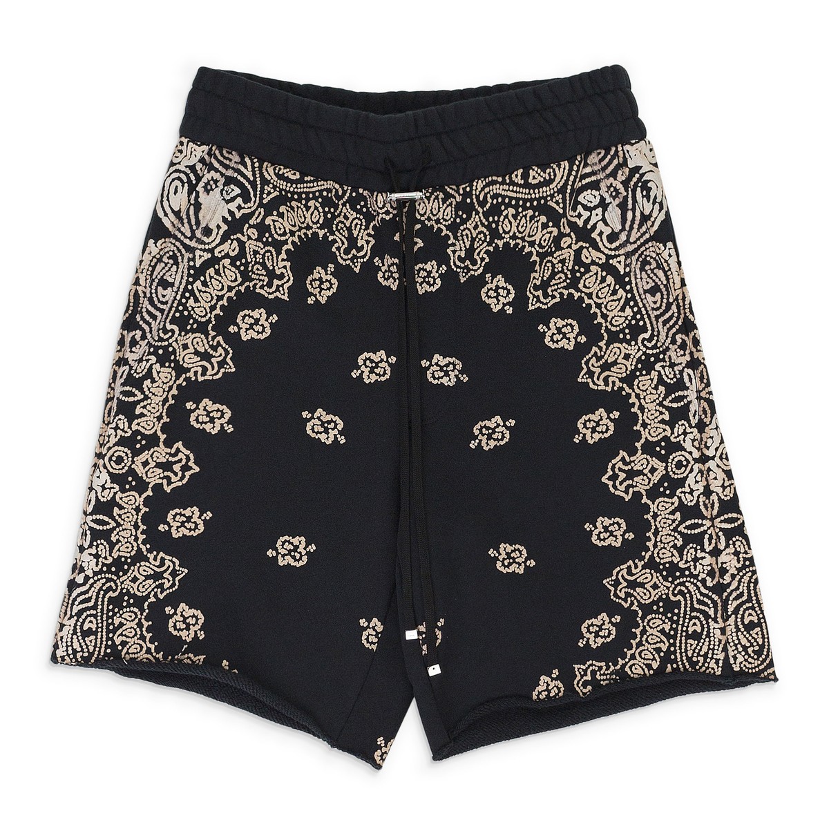 AMIRI FW25 BLEACH BANDANA BERMUDA (AMSHCA1106 BLACK)