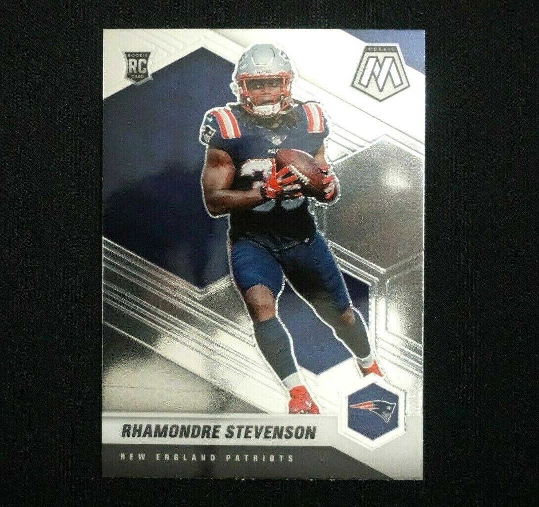RHAMONDRE STEVENSON Rookie 2021 2022 Panini Mosaic RC #337 Patriots
