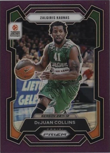 2023-24 Panini Prizm Turkish Airlines EuroLeague - Dejuan Collins #30