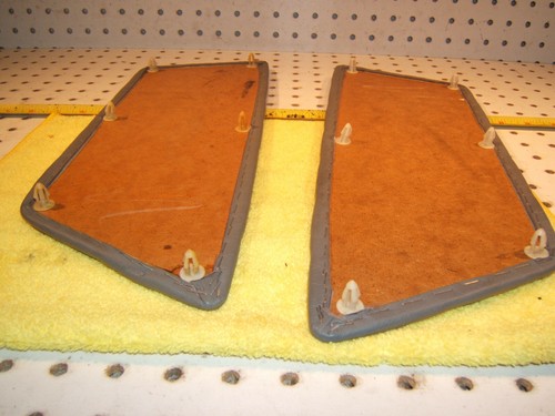 Mercedes Genuine C126 1989-1991 560SEC REAR seat GRAY Leather side OEM 2 Covers - Picture 13 of 19